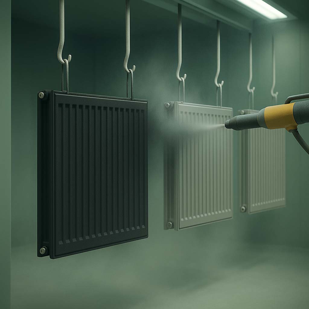 Beschichteter Heizkörper